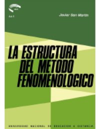 cover of the book La estructura del método fenomenológico