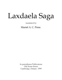 cover of the book Laxdaela Saga, translated by Muriel A. C. Press