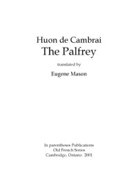 cover of the book The palfrey, translated by Eugene Mason