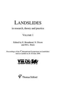 cover of the book Landslides in research