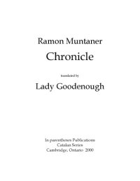 cover of the book Chronicle, translated by Lady Goodenough