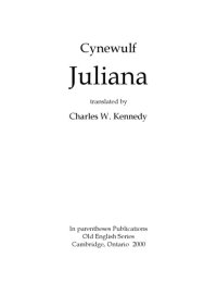 cover of the book Juliana, translated by Charles W. Kennedy