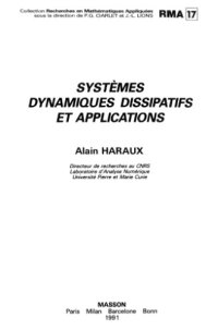 cover of the book Systèmes dynamiques dissipatifs et applications