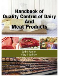 cover of the book Handbook of quality control of dairy and meat products