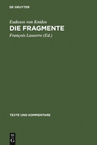 cover of the book Die Fragmente des Eudoxus von Knidos