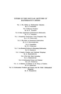 cover of the book Mathematical Problems and Puzzles from the Polish Mathematical Olympiads