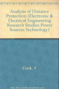 cover of the book Analysis of Distance Protection