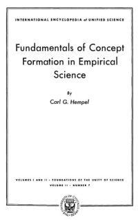 cover of the book Fundamentals of Concept Formation in Empirical Science