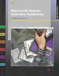 cover of the book Macintosh human interface guidelines