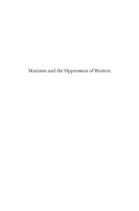 cover of the book Marxism and the Oppression of Women