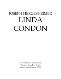 cover of the book Linda Condon