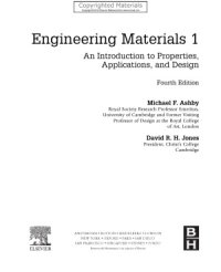 cover of the book Engineering Materials 1, Fourth Edition  An Introduction to Properties, Applications and Design