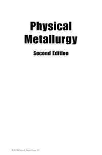 cover of the book Physical Metallurgy