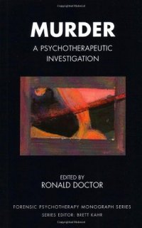 cover of the book Murder: A Psychotherapeutic Investigation