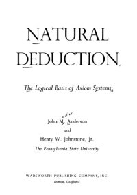 cover of the book Natural Deduction