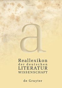 cover of the book Reallexikon der deutschen Literaturwissenschaft (German Edition)