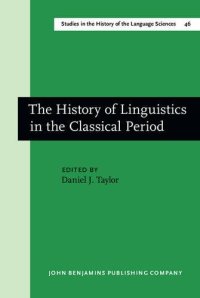 cover of the book The History of Linguistics in the Classical Period