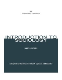 cover of the book Introduction to Sociology (Seagull Ninth Edition)