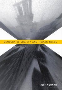 cover of the book Democratic Society and Human Needs