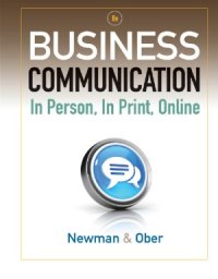 cover of the book Business Communication  In Person, In Print, Online, 8 edition