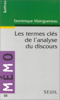 cover of the book Les termes clés de l’analyse du discours