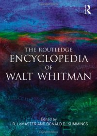 cover of the book The Routledge Encyclopedia of Walt Whitman