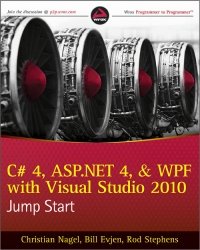 cover of the book C# 4, ASP.NET 4, and WPF, with Visual Studio 2010 Jump Start