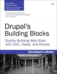 cover of the book Drupal's Building Blocks: Quickly Building Web Sites with CCK, Views, and Panels