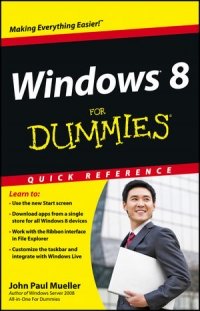 cover of the book Windows 8 For Dummies Quick Reference