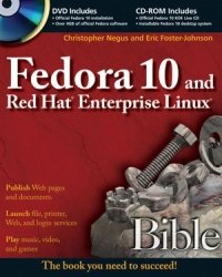 cover of the book Fedora 10 and Red Hat Enterprise Linux Bible