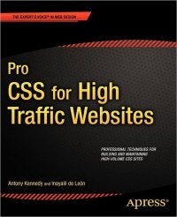 cover of the book Pro CSS for High Traffic Websites