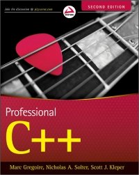 cover of the book Professional C++, 2nd Edition