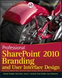 cover of the book Professional SharePoint 2010 Branding and User Interface Design