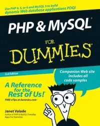 cover of the book PHP and MySQL For Dummies, 3rd Edition