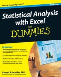 cover of the book Statistical Analysis with Excel For Dummies, 2nd Edition