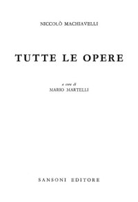 cover of the book Tutte le opere