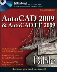 cover of the book AutoCAD 2009 and AutoCAD LT 2009 Bible