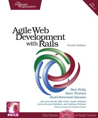 cover of the book Agile Web Development with Rails, 4th Edition