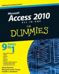 cover of the book Access 2010 All-in-One For Dummies