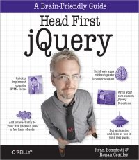 cover of the book Head First jQuery