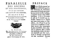 cover of the book Parallele des anciens et  des modernes