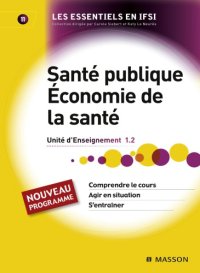 cover of the book Santé publique, économie de la santé : UE 1.2