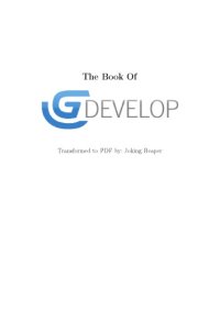 cover of the book The Book of Game Develop - GDevelop - GameDevelop