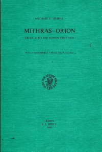 cover of the book Mithras—Orion: Greek Hero and Roman Army God