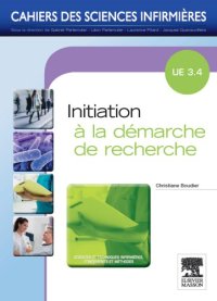 cover of the book Initiation à la démarche de recherche : UE 3.4