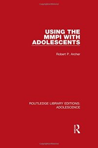 cover of the book Using the MMPI with Adolescents