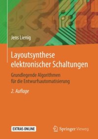 cover of the book Layoutsynthese elektronischer Schaltungen: Grundlegende Algorithmen für die Entwurfsautomatisierung (German Edition)