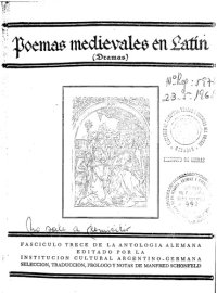 cover of the book Poemas medievales en Latin - Dramas