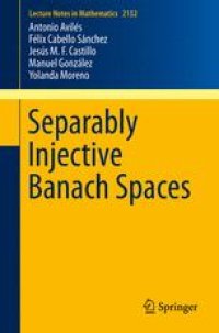 cover of the book Separably Injective Banach Spaces