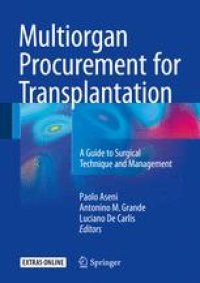 cover of the book Multiorgan Procurement for Transplantation